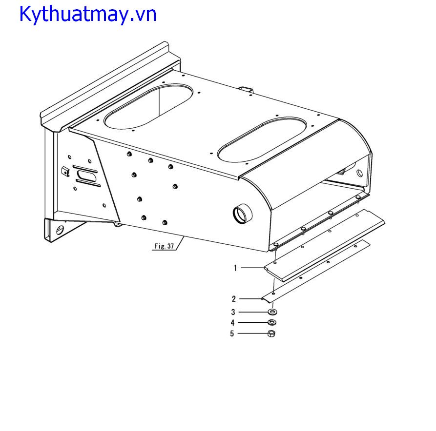 Tấm kim loại buồng cấp lúa